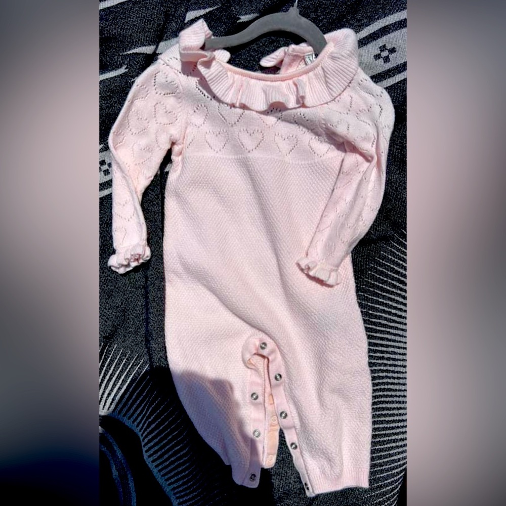 Janie and Jack knit onesie